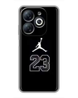 Чехол для Infinix Smart 8 с картинкой «Jordan Flight 23»