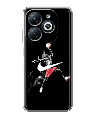 Чехол для Infinix Smart 8 с картинкой «Jordan Jumpman» Чехол для Infinix Smart 8 с картинкой «Jordan Jumpman»
