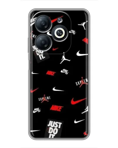 Чехол для Infinix Smart 8 с картинкой «Nike Mix Pattern» Чехол для Infinix Smart 8 с картинкой «Nike Mix Pattern»