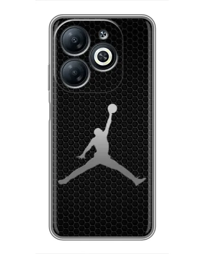 Чехол для Infinix Smart 8 с картинкой «Jordan Dark Carbon» Чехол для Infinix Smart 8 с картинкой «Jordan Dark Carbon»