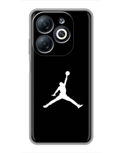 Чехол для Infinix Smart 8 с картинкой «Jordan Silhouette» Чехол для Infinix Smart 8 с картинкой «Jordan Silhouette»