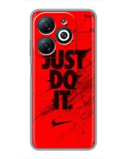 Чехол для Infinix Smart 8 с картинкой «Nike Just Do It»