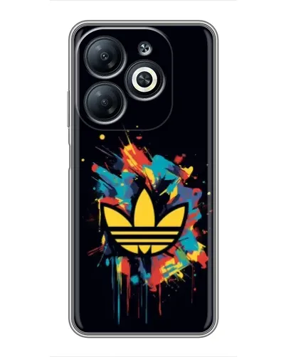 Чехол для Infinix Smart 8 с картинкой «Adidas Splash»