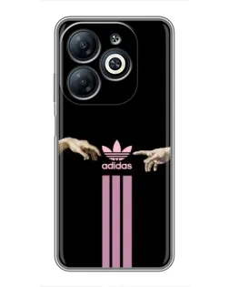 Чехол для Infinix Smart 8 с картинкой «Adidas Hands»
