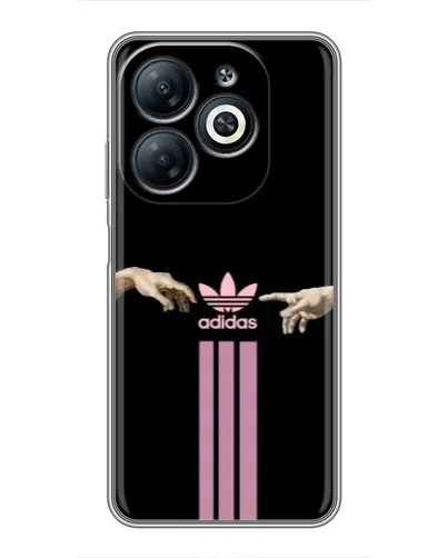 Чехол для Infinix Smart 8 с картинкой «Adidas Hands»
