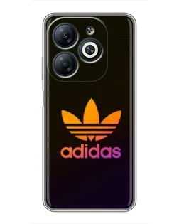 Чехол для Infinix Smart 8 с картинкой «Градиент Adidas»