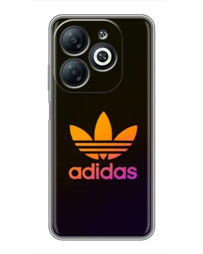 Чехол для Infinix Smart 8 с картинкой «Градиент Adidas»