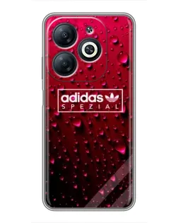 Чехол для Infinix Smart 8 с картинкой «Adidas Gold Marble»