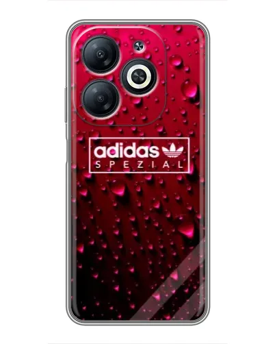 Чехол для Infinix Smart 8 с картинкой «Adidas Gold Marble»