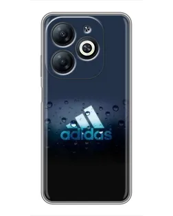 Чехол для Infinix Smart 8 с картинкой «Adidas Water Drops»