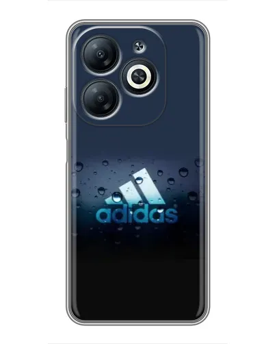 Чехол для Infinix Smart 8 с картинкой «Adidas Water Drops»