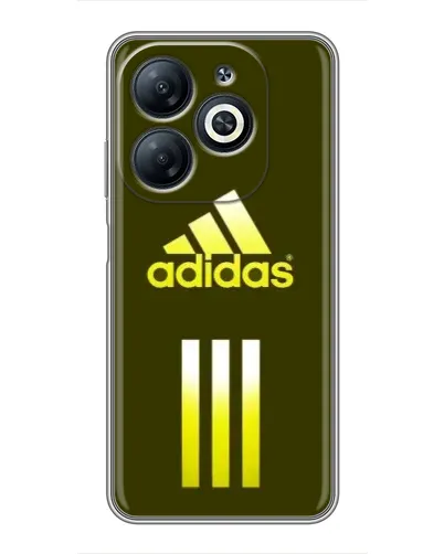 Чехол для Infinix Smart 8 с картинкой «Оливковый градиент Adidas»
