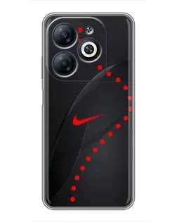 Чехол для Infinix Smart 8 с картинкой «Абстрактный дизайн Nike»