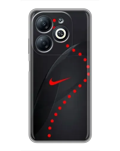 Чехол для Infinix Smart 8 с картинкой «Абстрактный дизайн Nike»