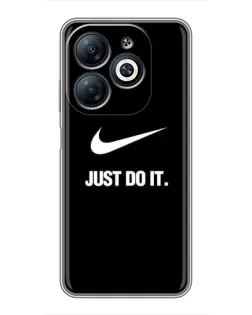 Чехол для Infinix Smart 8 с картинкой «Классический принт Nike»