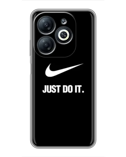 Чехол для Infinix Smart 8 с картинкой «Классический принт Nike»
