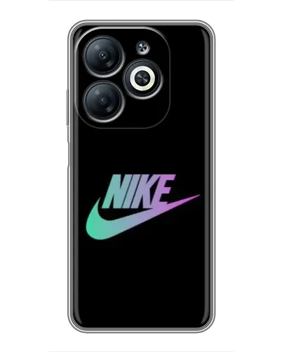 Чехол для Infinix Smart 8 с картинкой «Nike — городская ночь»
