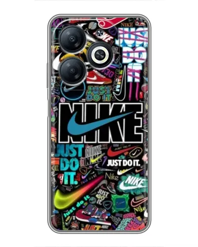 Чехол для Infinix Smart 8 с картинкой «Яркий коллаж Nike» Чехол для Infinix Smart 8 с картинкой «Яркий коллаж Nike»