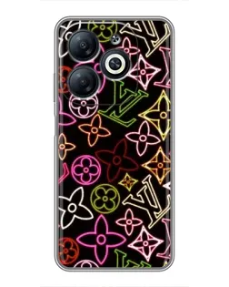 Чехол для Infinix Smart 8 с картинкой «Неоновый микс Nike»
