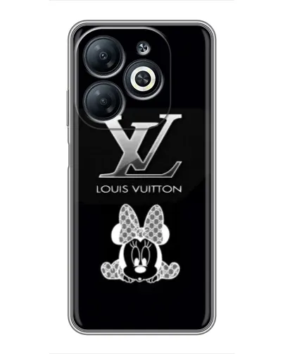 Чехол для Infinix Smart 8 с картинкой «LV и Минни Маус»