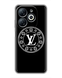 Чехол для Infinix Smart 8 с картинкой «LV — печать стиля»