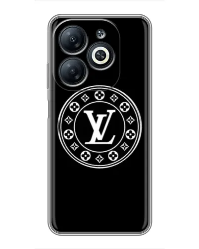 Чехол для Infinix Smart 8 с картинкой «LV — печать стиля»