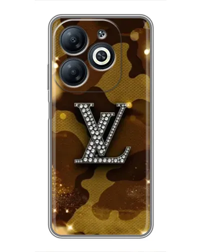 Чехол для Infinix Smart 8 с картинкой «Камуфляжный Louis Vuitton»