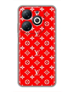 Чехол для Infinix Smart 8 с картинкой «Яркий паттерн LV»