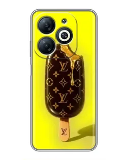 Чехол для Infinix Smart 8 с картинкой «Мороженое от LV»