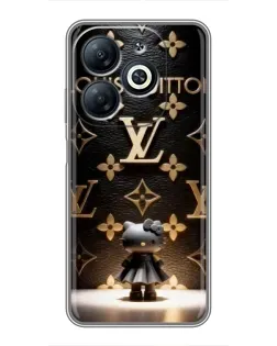 Чехол для Infinix Smart 8 с картинкой «Монограмма с фигурой»