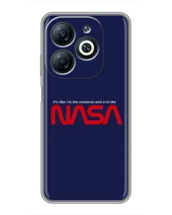 Чехол для Infinix Smart 8 с картинкой «NASA — глубокий космос»
