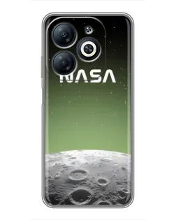 Чехол для Infinix Smart 8 с картинкой «NASA — лунный градиент»