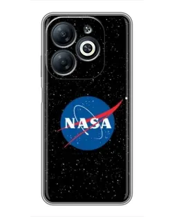 Чехол для Infinix Smart 8 с картинкой «NASA — звездное небо»