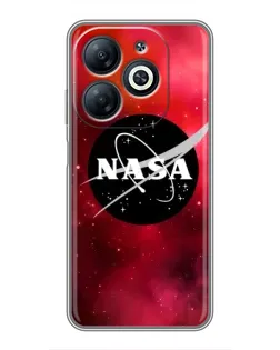 Чехол для Infinix Smart 8 с картинкой «NASA — красная туманность»