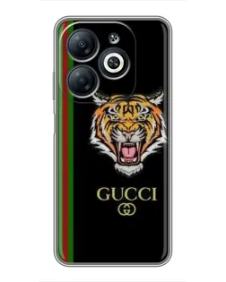 Чохол для Infinix Smart 8 з картинкою «Тигр Gucci»