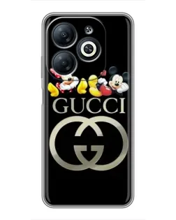 Чохол для Infinix Smart 8 з картинкою «Gucci — герої Disney»