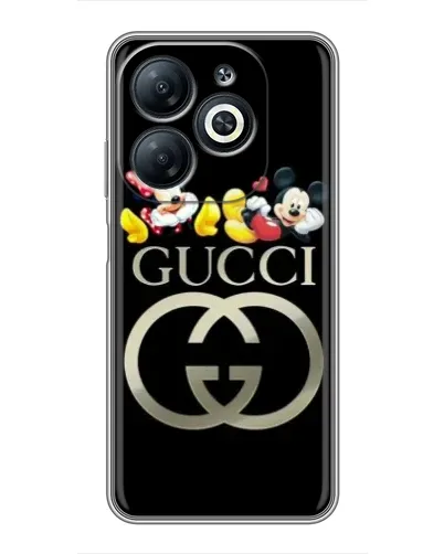 Чохол для Infinix Smart 8 з картинкою «Gucci — герої Disney»