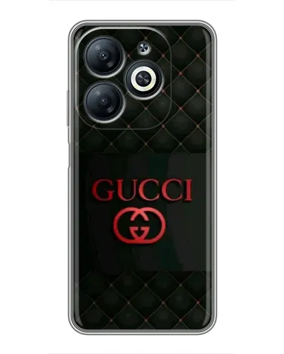 Чохол для Infinix Smart 8 з картинкою «Gucci — стьобаний чорний»