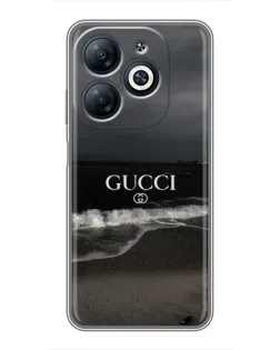 Чохол для Infinix Smart 8 з картинкою «Gucci — морський прибій»