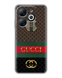 Чохол для Infinix Smart 8 з картинкою «Gucci — брендований десерт»