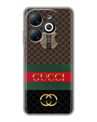 Чохол для Infinix Smart 8 з картинкою «Gucci — брендований десерт»