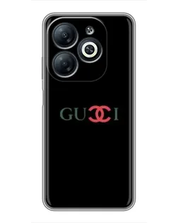 Чохол для Infinix Smart 8 з картинкою «Gucci — червоний градієнт»
