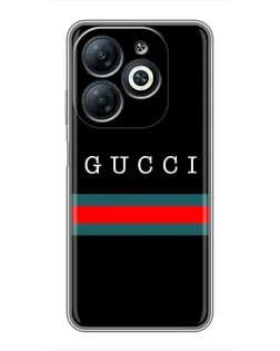 Чохол для Infinix Smart 8 з картинкою «Gucci — червоний пояс»