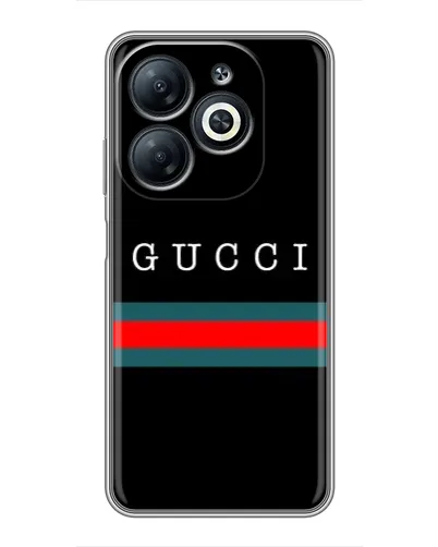 Чохол для Infinix Smart 8 з картинкою «Gucci — червоний пояс»