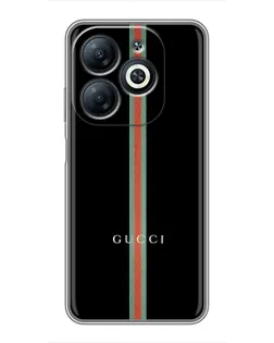 Чехол для Infinix Smart 8 с картинкой «Gucci — строгая линия»