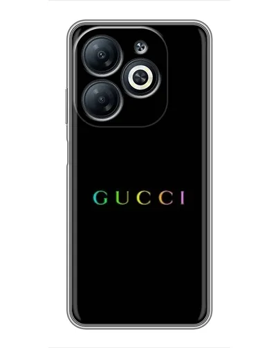 Чехол для Infinix Smart 8 с картинкой «Gucci — неоновый минимализм» Чехол для Infinix Smart 8 с картинкой «Gucci — неоновый минимализм»