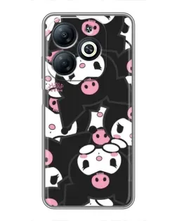Чехол для Infinix Smart 8 с картинкой «Паттерн голов Куроми»
