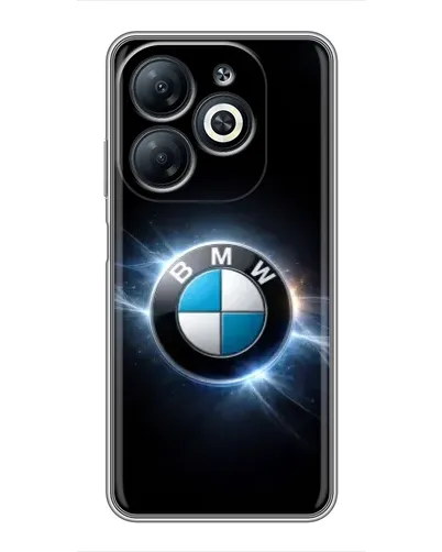 Чехол для Infinix Smart 8 с картинкой «BMW — неоновое сияние» Чехол для Infinix Smart 8 с картинкой «BMW — неоновое сияние»