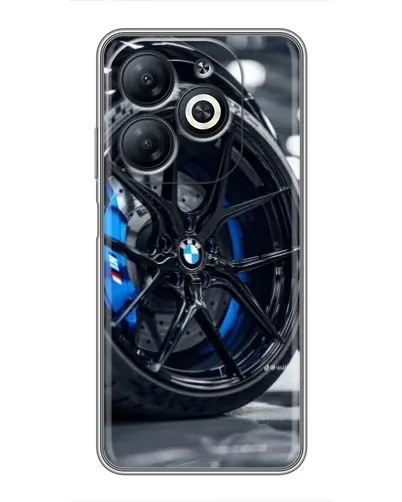 Чехол для Infinix Smart 8 с картинкой «Колесо BMW вблизи» Чехол для Infinix Smart 8 с картинкой «Колесо BMW вблизи»