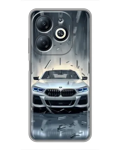 Чехол для Infinix Smart 8 с картинкой «BMW в свете фар» Чехол для Infinix Smart 8 с картинкой «BMW в свете фар»